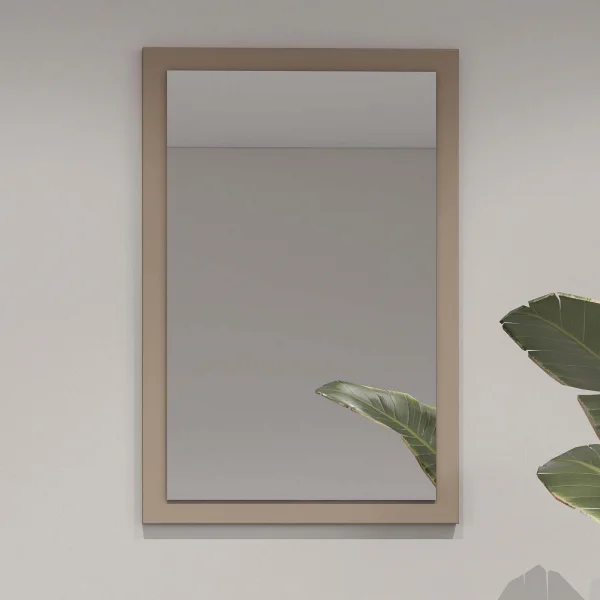 Specchio da parete 40x60h cm tortora Lolla