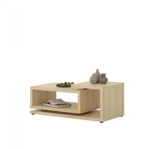 Tavolino 120x60cm da salotto design rovere Megan Gihome®