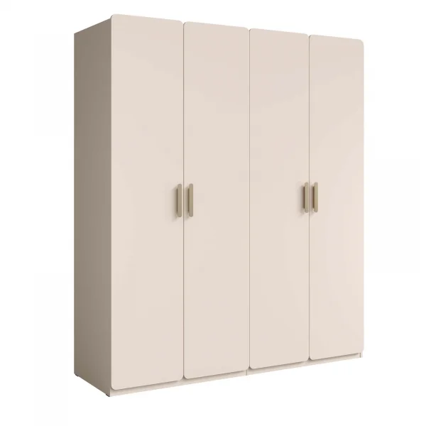 Armadio 176x210h cm 4 ante beige cashmere Budapest