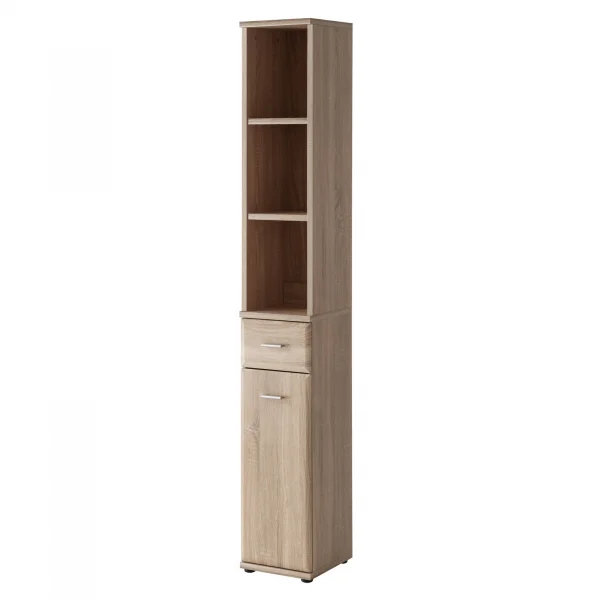 Colonna con libreria 30x203h cm rovere sonoma California Gihome®