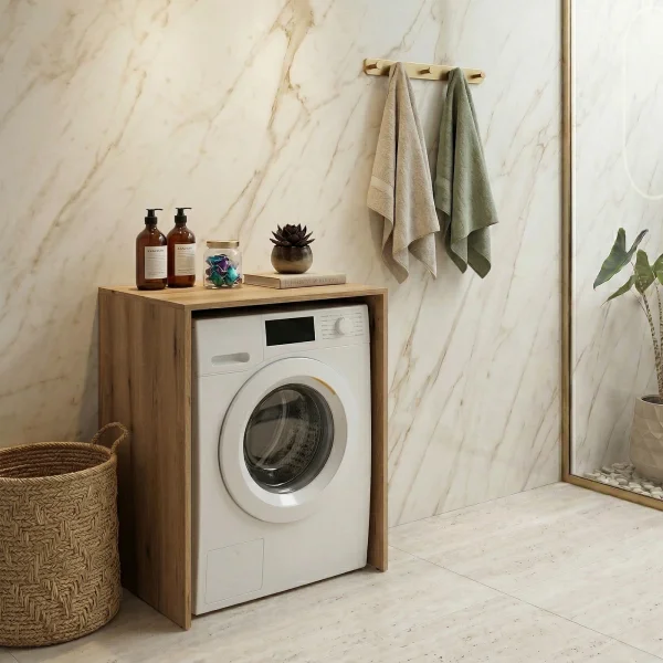 Mobile lavatrice 70x95h cm rovere Cleany