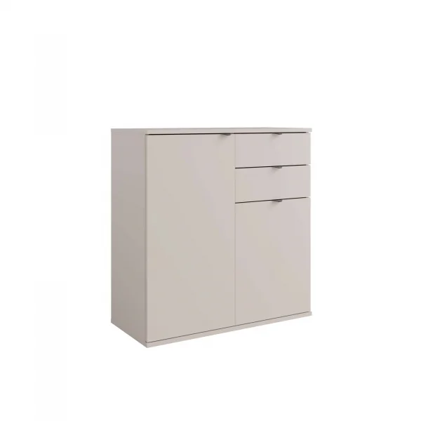 Mobile multiuso ingresso 80x84h cm 2 ante 2 cassetti beige cashmere Ragusa