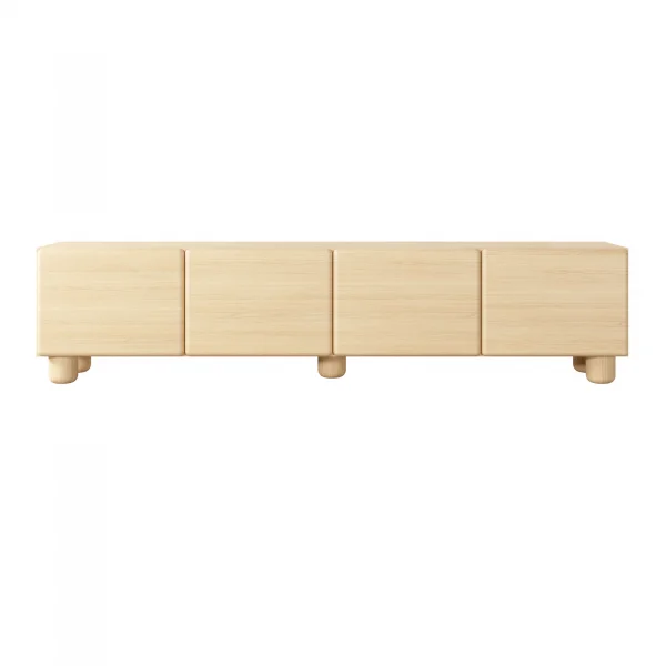 Mobile porta TV 200x47h cm 4 ante a ribalta soggiorno rovere chiaro Mellow
