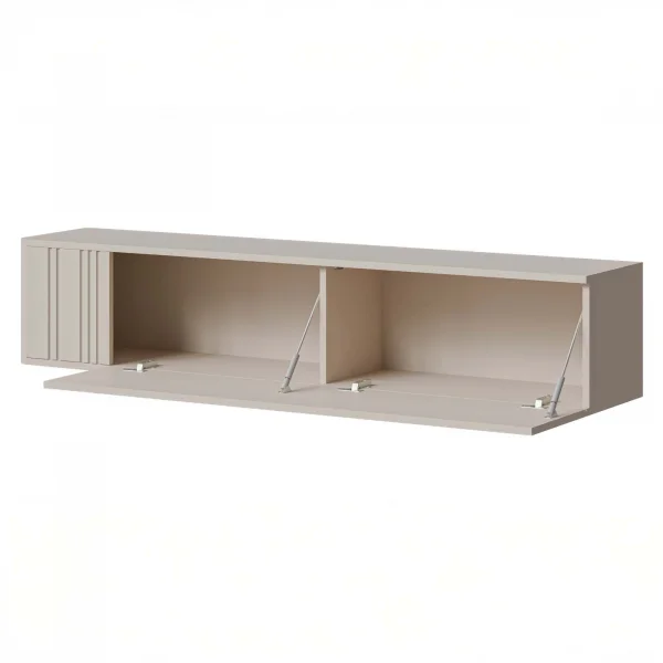 Mobile porta TV sospeso 300x30h cm beige cashmere Bellagio 5