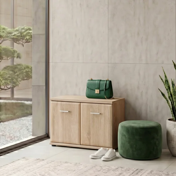 Modulo basso ingresso 60x46h cm 2 ante rovere sonoma California Gihome®