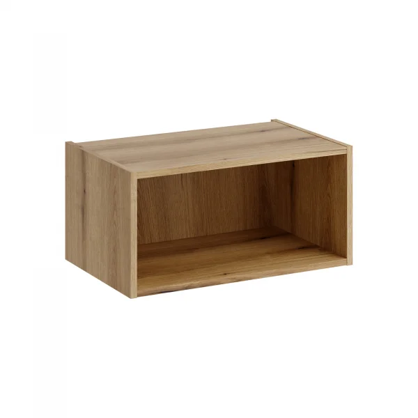 Pensile bagno 60x29h cm vano a giorno rovere Cleany