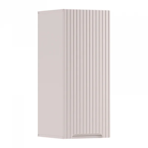 Pensile bagno lavanderia 35x85h cm cannettato 1 anta beige Cleany