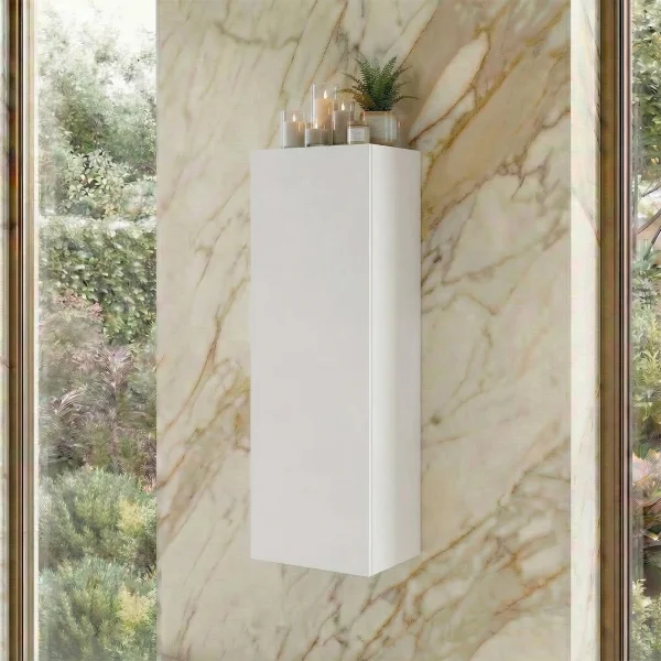 Pensile bagno sospeso 30x80h cm 1 anta bianco Speranza