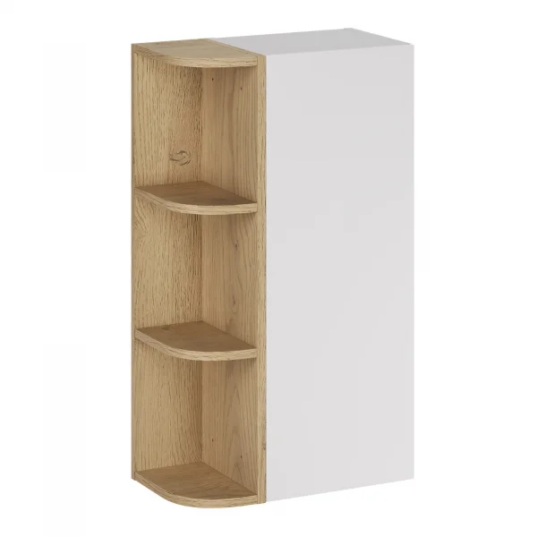 Pensile bagno sospeso 45x80h cm 1 anta bianco rovere Speranza