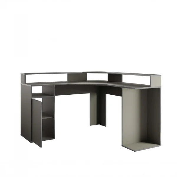 Scrivania gaming 139x139 cm angolare antracite Colorado