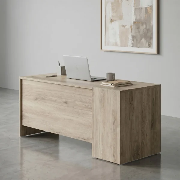 Scrivania ufficio 190x69cm moderna rovere Time X