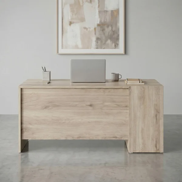 Scrivania ufficio 190x69cm moderna rovere Time X