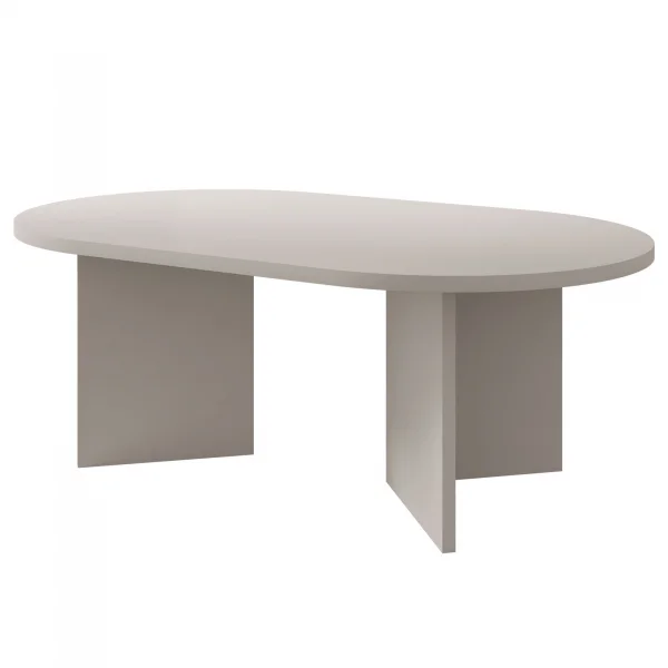 Tavolino da salotto 110x65cm beige cashmere Elden