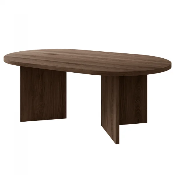 Tavolino da salotto 110x65cm noce Elden