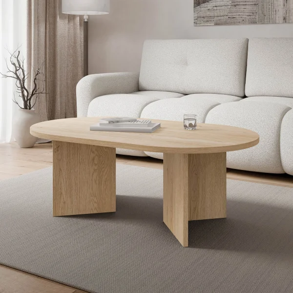 Tavolino da salotto 110x65cm rovere Elden