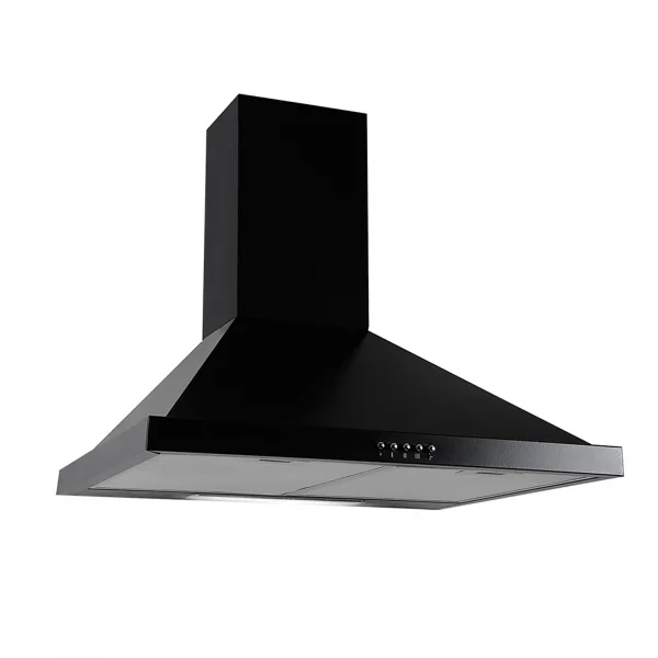 Cappa aspirante 60cm libera installazione nera Aspy