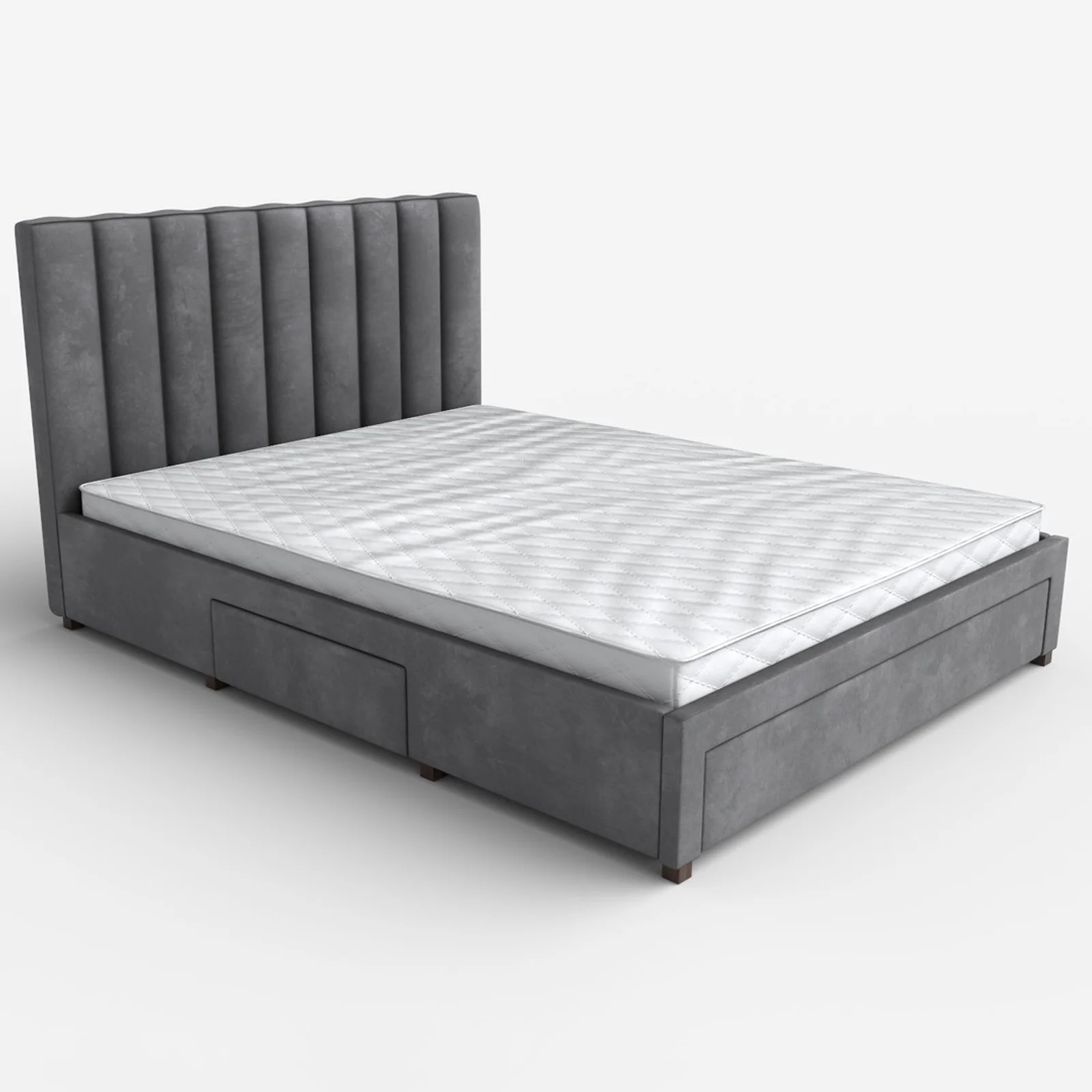 Letto Matrimoniale In Velluto A Coste Con Struttura A Doghe Grigio 180 X 200 Cm Stile Classico Camera Da Letto 78632431 Letto Matrimoniale In Velluto A Coste Con Struttura A Doghe Grigio 180 X 200 Cm Stile Classico Camera Da Letto 78632431