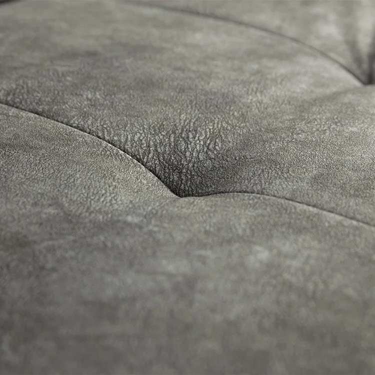 Divano letto matrimoniale angolare 3 posti 274cm grigio nero Apollina
