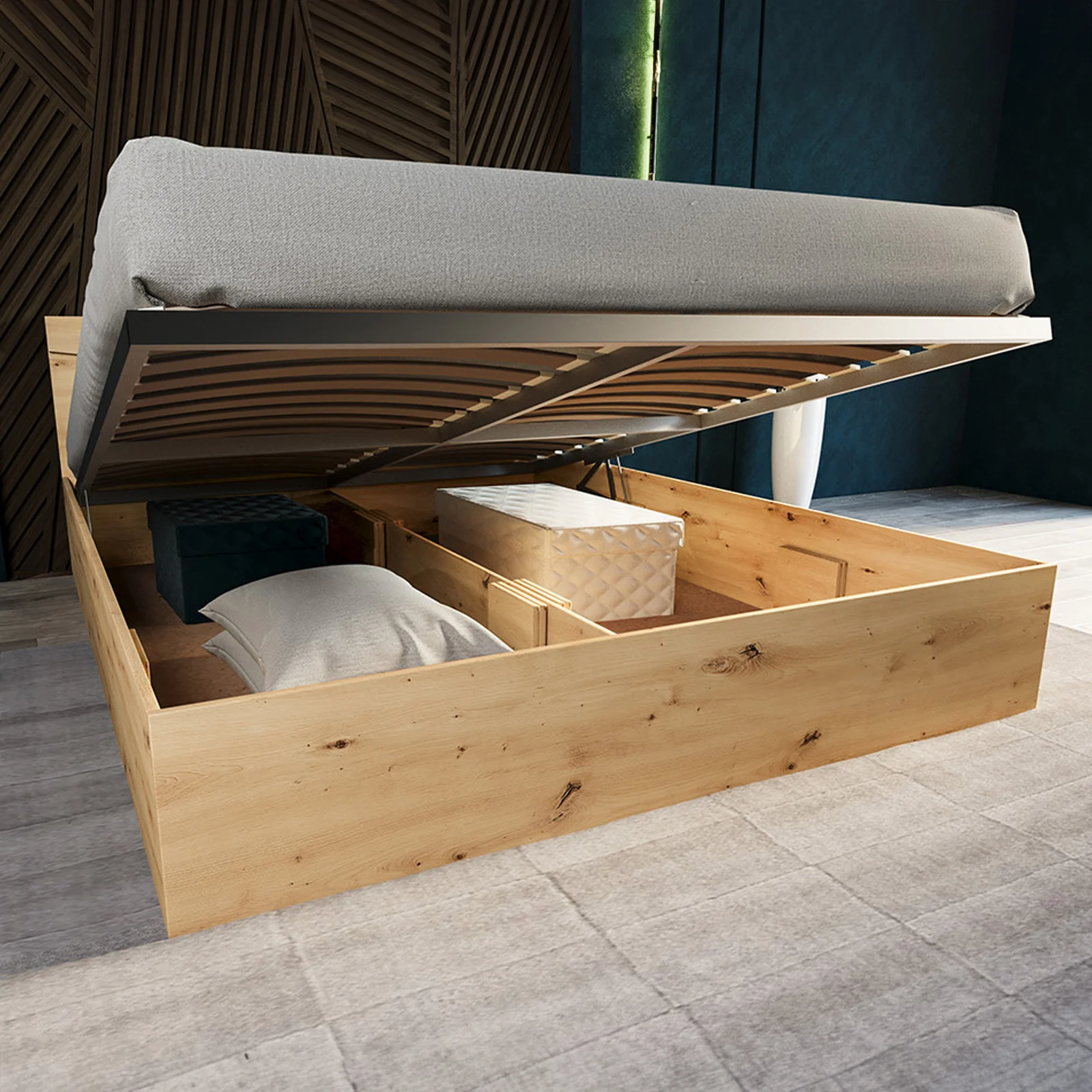 Struttura Letto Matrimoniale con Testiera 141x207x88 cm in Tessuto effetto Lino Grigio – acquista su Giordano Shop Struttura Letto Matrimoniale con Testiera 141x207x88 cm in Tessuto effetto Lino Grigio – acquista su Giordano Shop