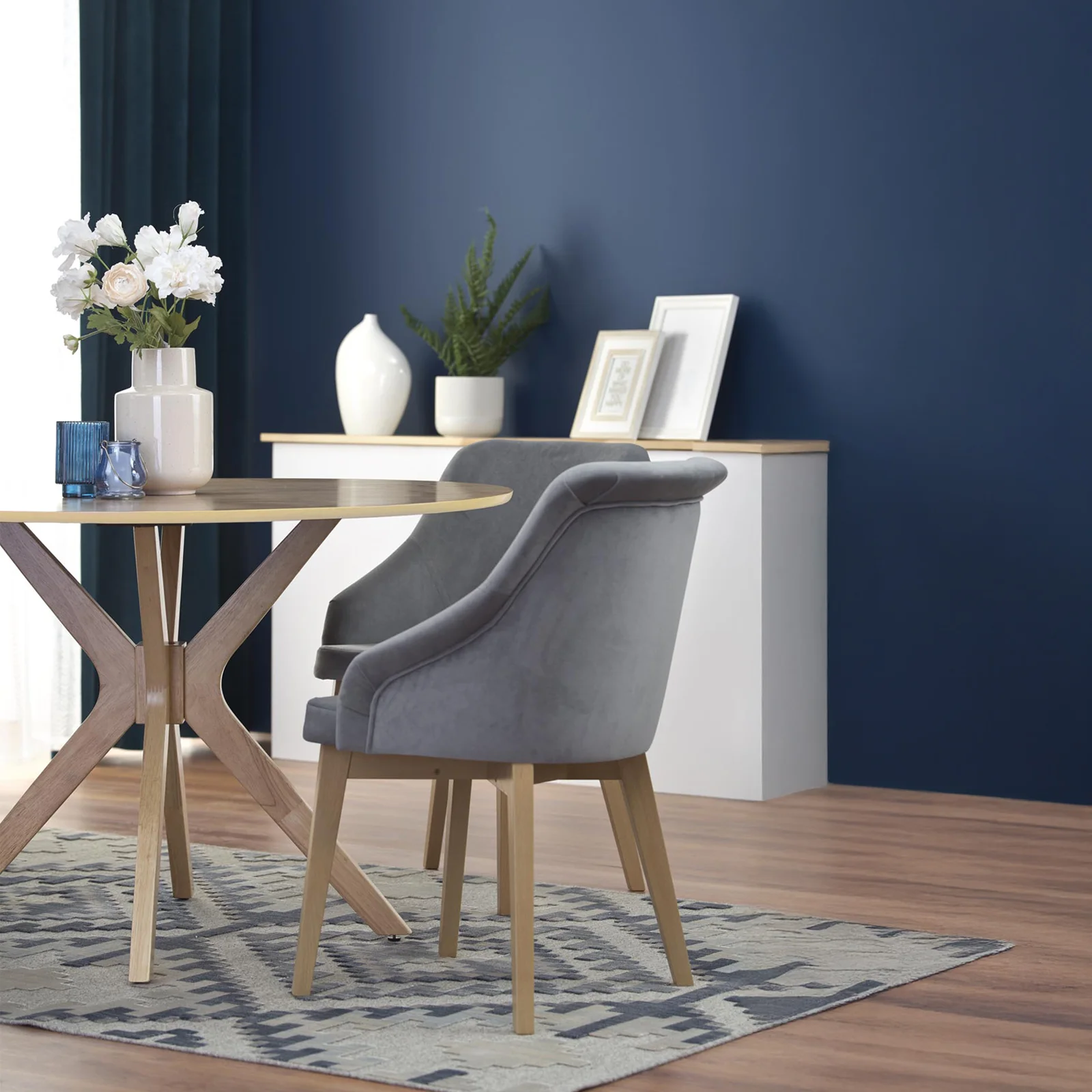 Mobili Fiver, Tavolo Allungabile Rotondo Emma, 120-160 cm, Rovere Mobili Fiver, Tavolo Allungabile Rotondo Emma, 120-160 cm, Rovere