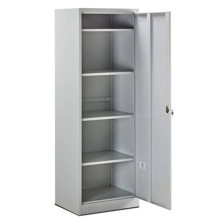 Armadio guardaroba 3 scomparti acciaio 194 cm grigio 140000475 Armadio guardaroba 3 scomparti acciaio 194 cm grigio 140000475
