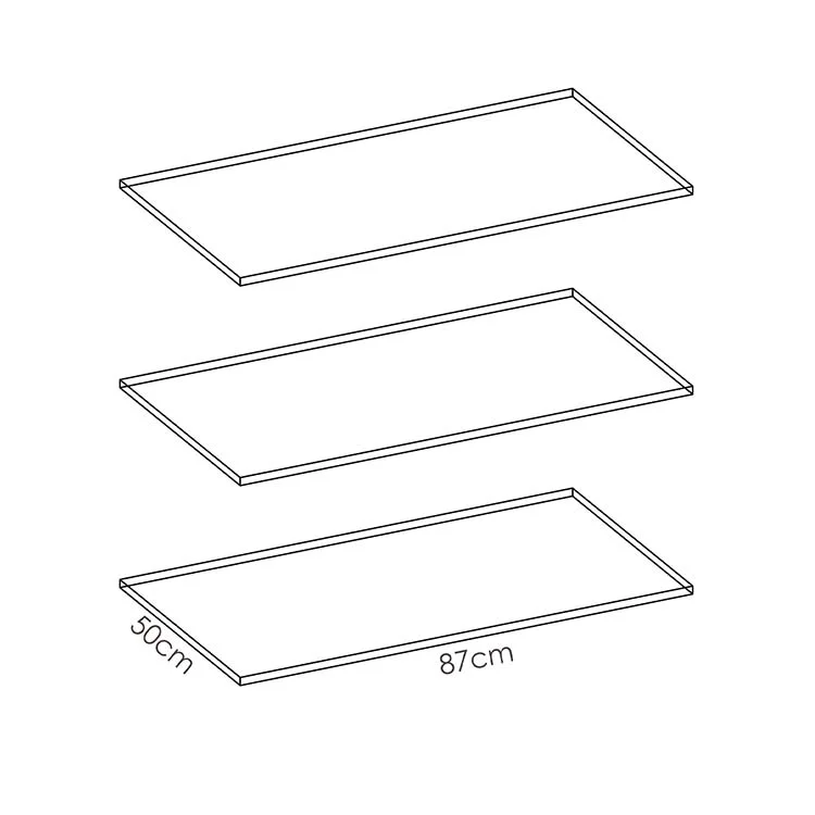 3 ripiani extra large per armadio con divisorio, 41,5 cm di lunghezza x 30 cm di larghezza x 80 cm di altezza, organizer per armadi e portaoggetti con 5 ganci a S 3 ripiani extra large per armadio con divisorio, 41,5 cm di lunghezza x 30 cm di larghezza x 80 cm di altezza, organizer per armadi e portaoggetti con 5 ganci a S