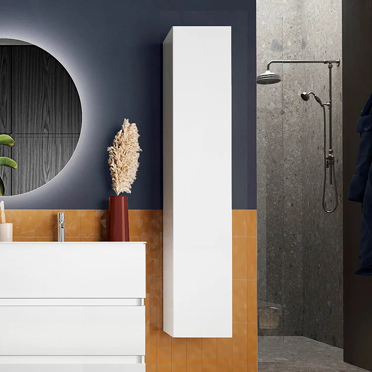 Colonna bagno 25x138h cm 1 anta bianco lucido Moon