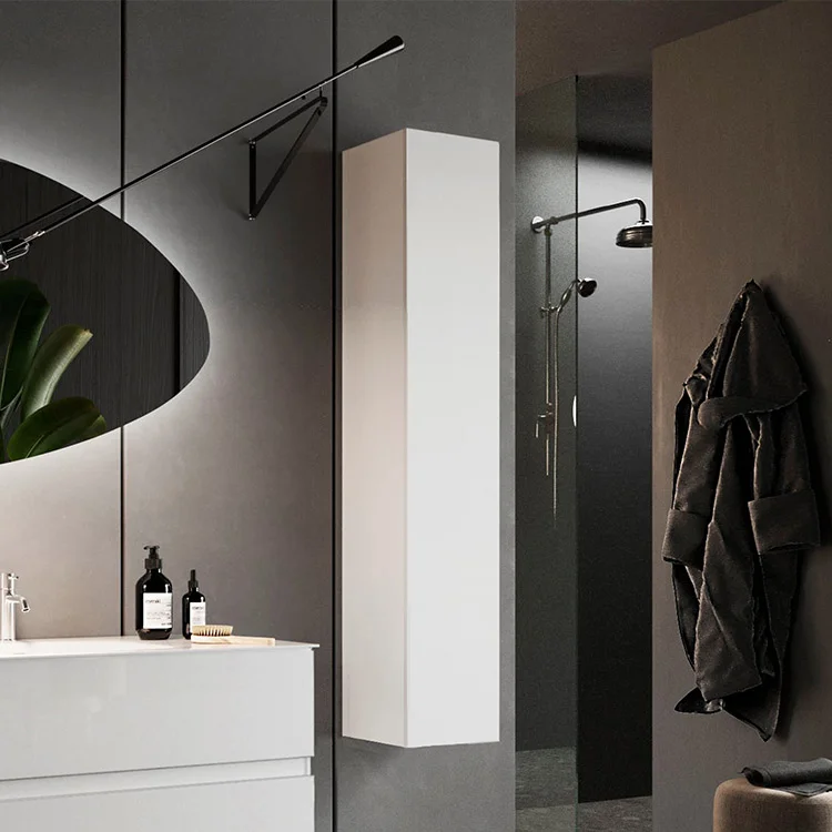 Colonna bagno 25x138h cm 1 anta bianco lucido Moon