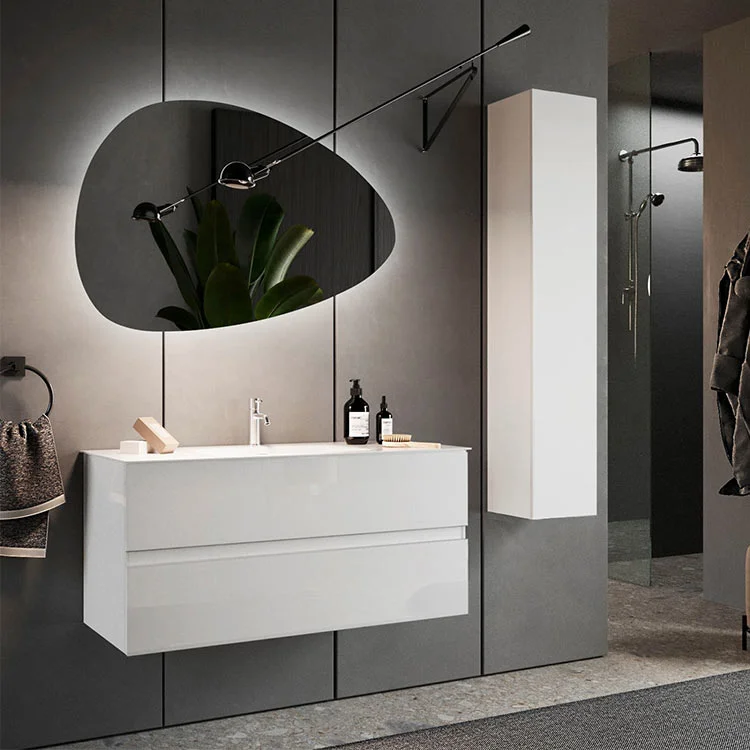 Colonna bagno 25x138h cm 1 anta bianco lucido Moon