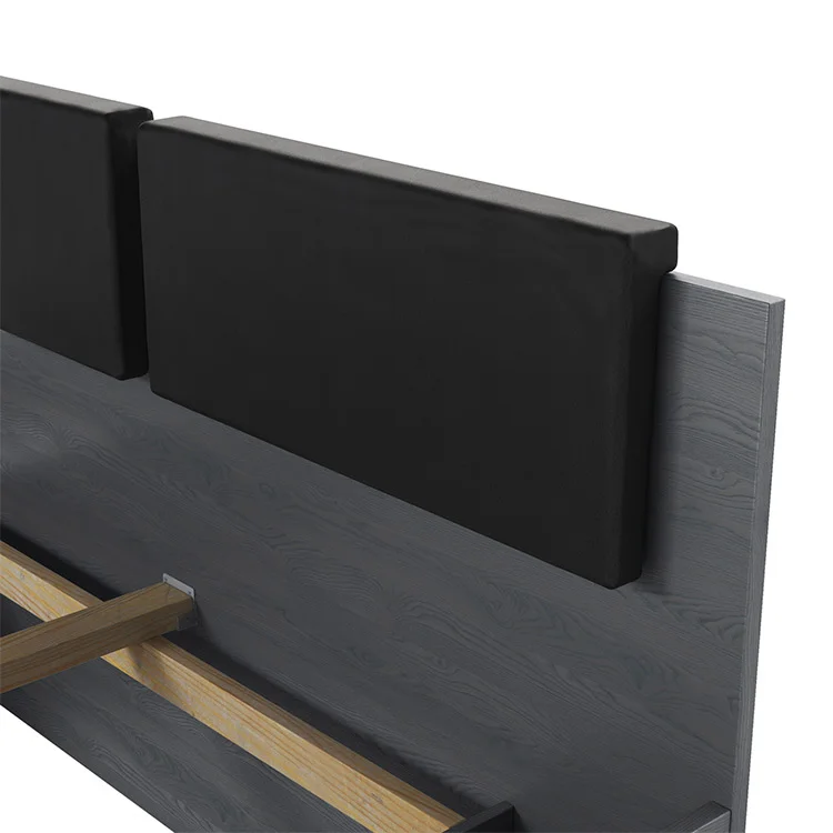 Letto alla francese 140x200cm con cassettone ossido Cortina Gihome®