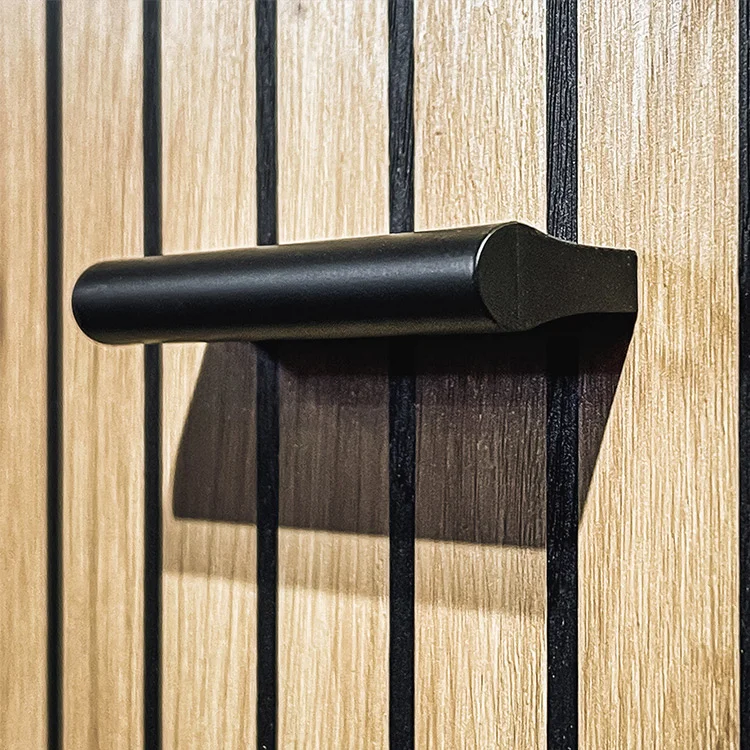 Mobile ingresso 210x203h cm con specchio rovere antracite stampa a righe California Gihome®