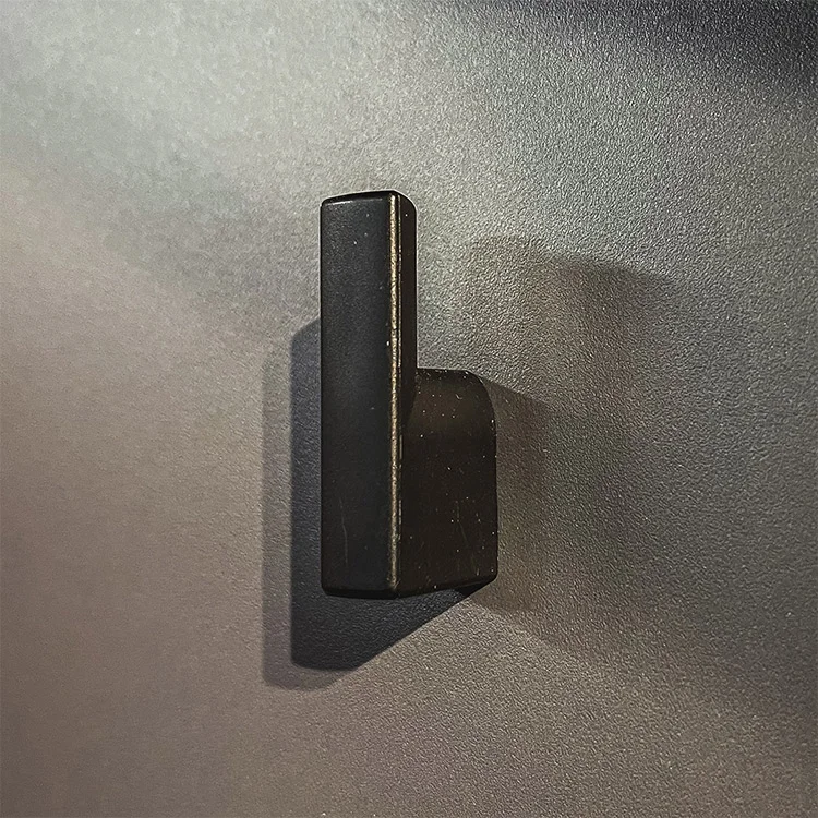 Mobile ingresso 90x203h cm moderno rovere antracite stampa a righe Arizona Gihome®