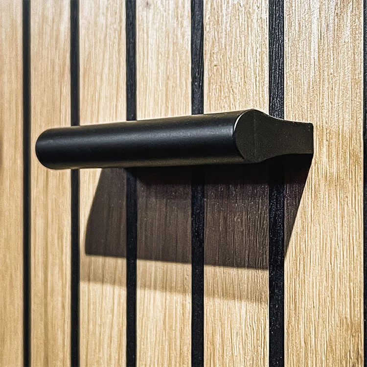 Mobile ingresso 90x203h cm moderno rovere antracite stampa a righe Arizona Gihome®