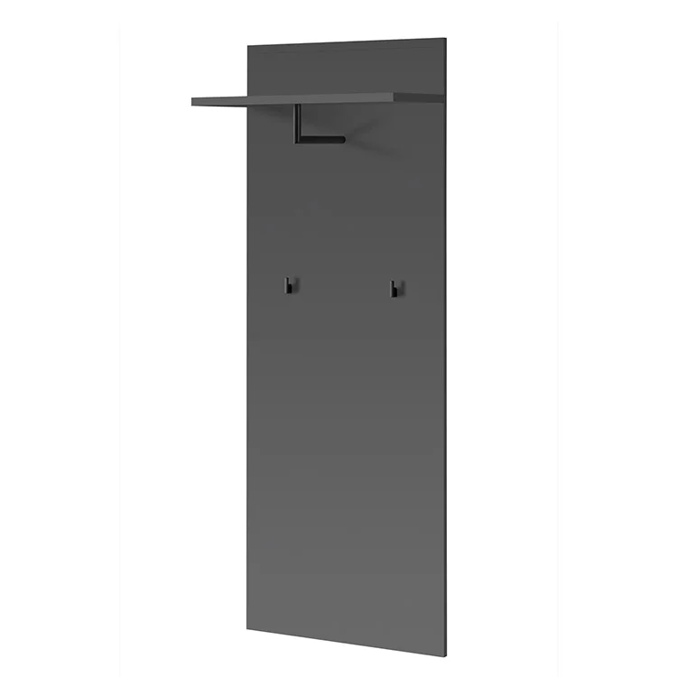 Mobile ingresso 90x203h cm moderno rovere antracite stampa a righe Arizona Gihome®