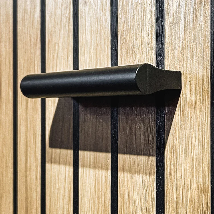 Mobile ingresso 180x203h cm con specchio moderno rovere antracite stampa a righe New York Gihome®
