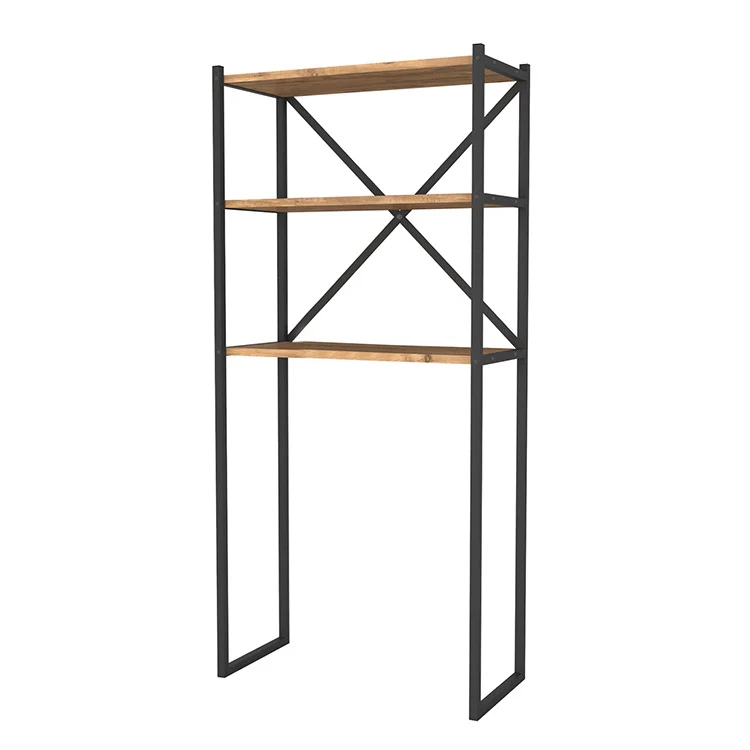 Mobile lavatrice 66x160h cm industrial metallo rovere Canarie