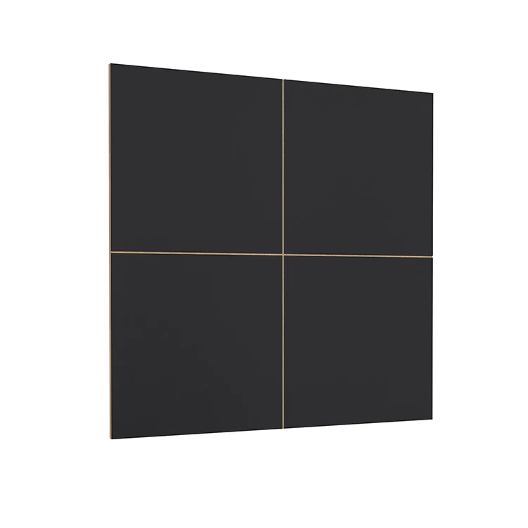 Parete attrezzata 251x196h cm moderna rovere nero Favorita