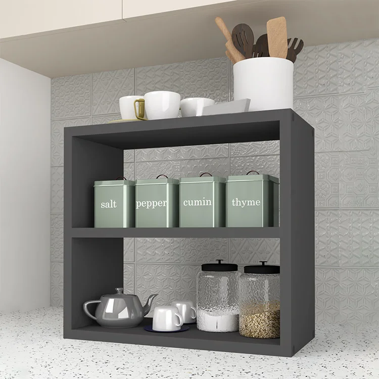 Scaffale da cucina 44x40h cm moderno antracite Grecia