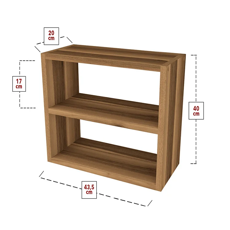 Scaffale da cucina 44x40h cm moderno noce Grecia