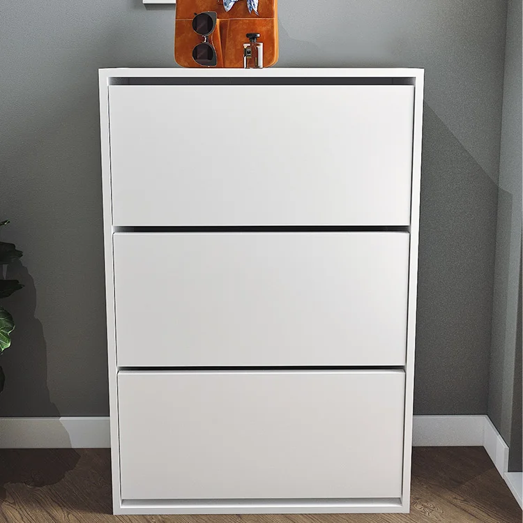 Scarpiera ingresso 74x110h cm moderna bianco Palmaria