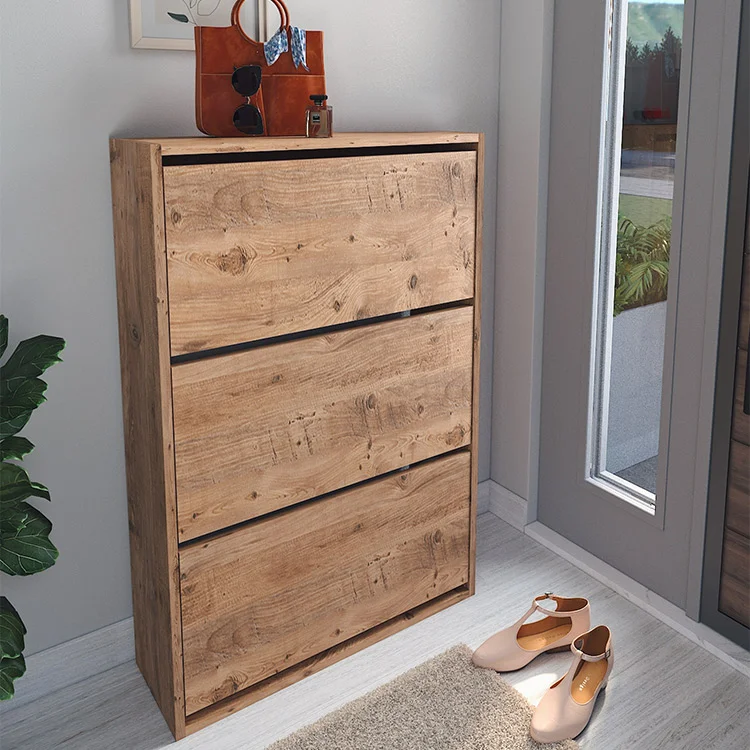 Scarpiera ingresso 74x110h cm moderna rovere Palmaria