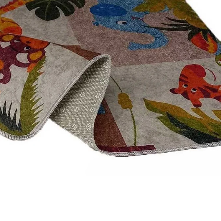 Tappeto bambino rettangolare 80x150cm animali Children