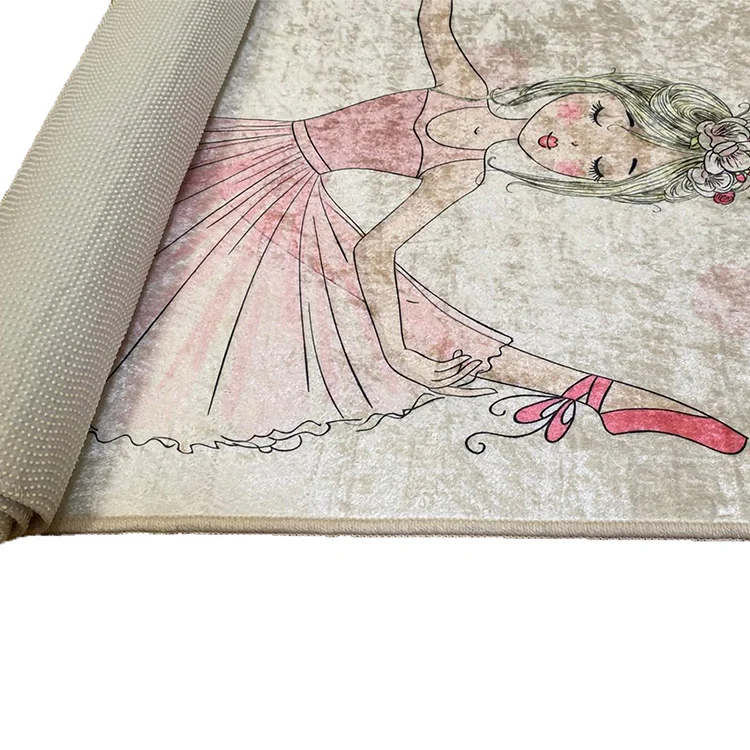 Tappeto rettangolare bambino 100x150cm fantasia Ballo