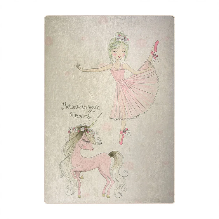 Tappeto rettangolare bambino 100x150cm fantasia Ballo