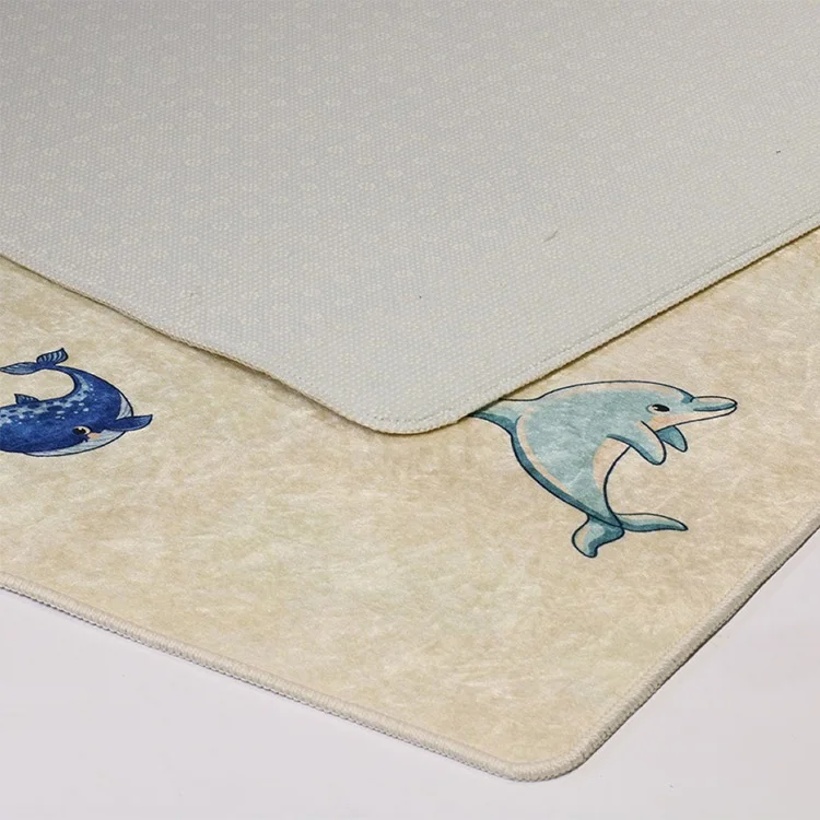 Tappeto rettangolare bambino 120x160cm fantasia Mondo