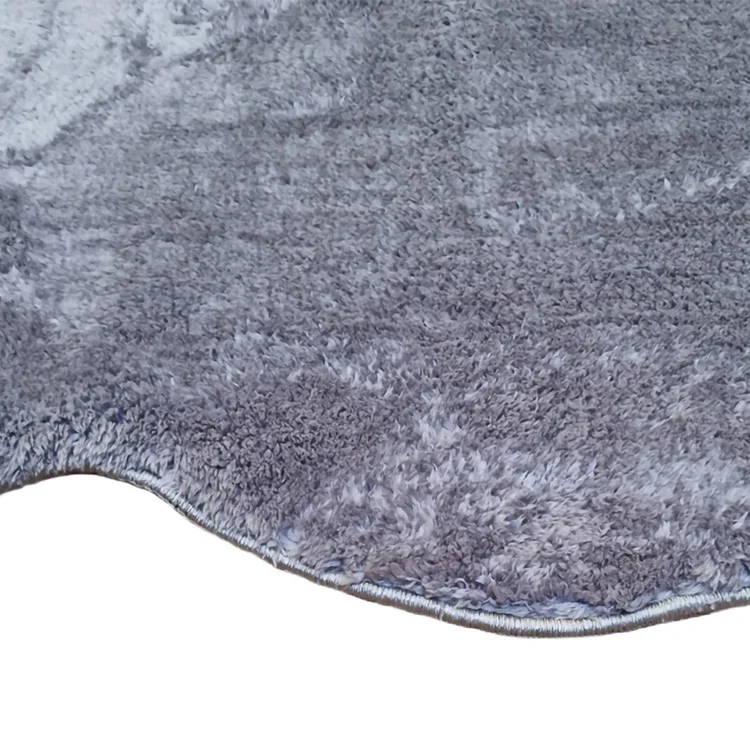 Tappeto sagomato in ecrù 70x100cm grigio Gabriel