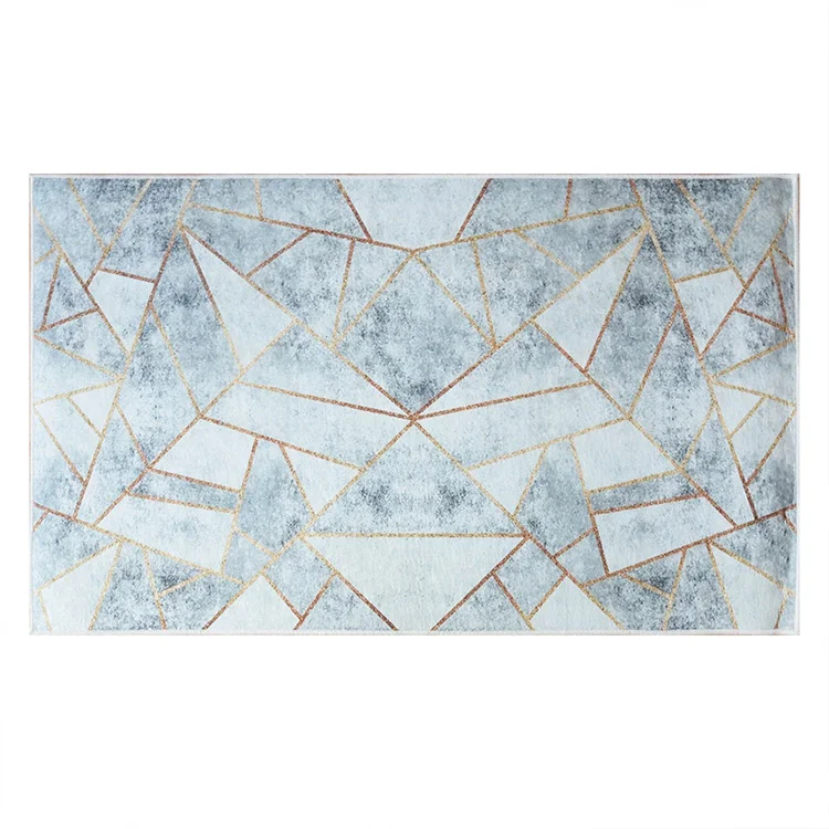 Tappeto salotto rettangolare 120x180cm bianco grigio Triangolo