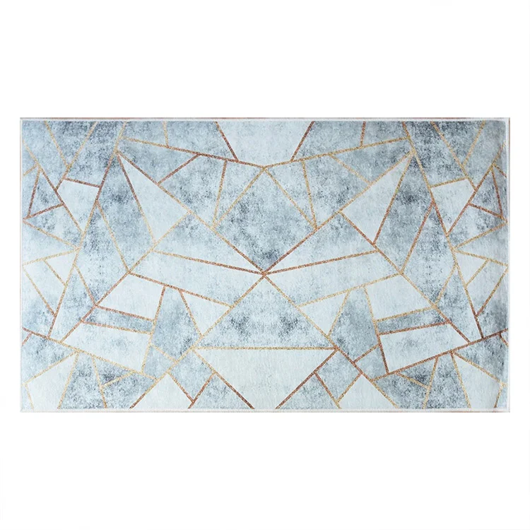 Tappeto salotto rettangolare 160x230cm bianco grigio Triangolo