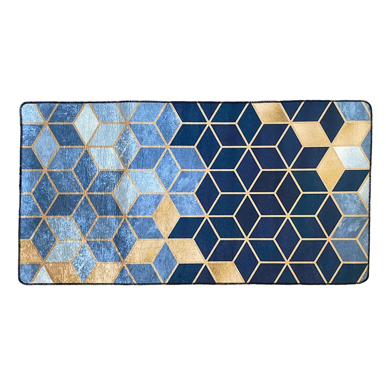 Tappeto salotto rettangolare 160x230cm blu Albiolo
