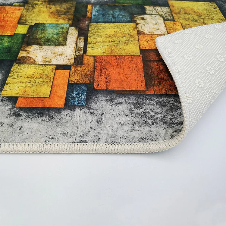 Tappeto salotto rettangolare 160x230cm colorato Cubico